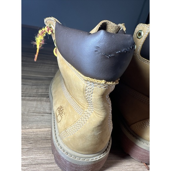 Junior Timberland Boots Size 6 M Wheat - Picture 6 of 14